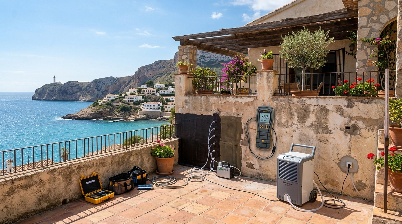 Damp Proofing & Humidity Treatment services for expats in Alfaz del Pi, Costa Blanca, Spain