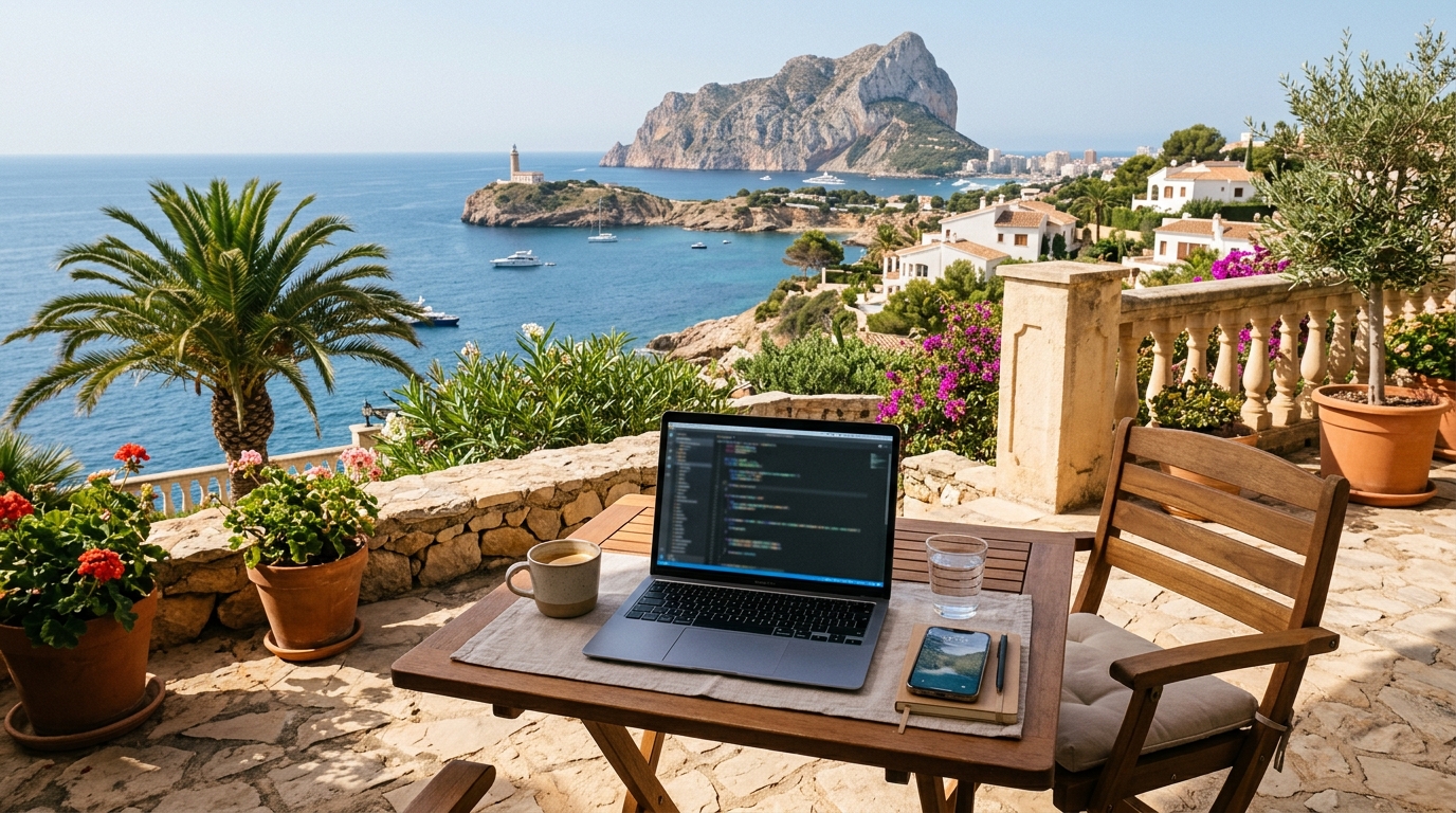 Digital Nomad Visa Spain services for expats in Alfaz del Pi, Costa Blanca, Spain