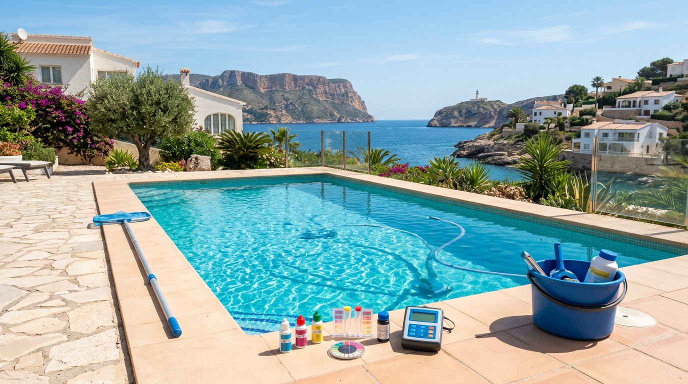 Swimming Pool Maintenance services for expats in Alfaz del Pi, Costa Blanca, Spain