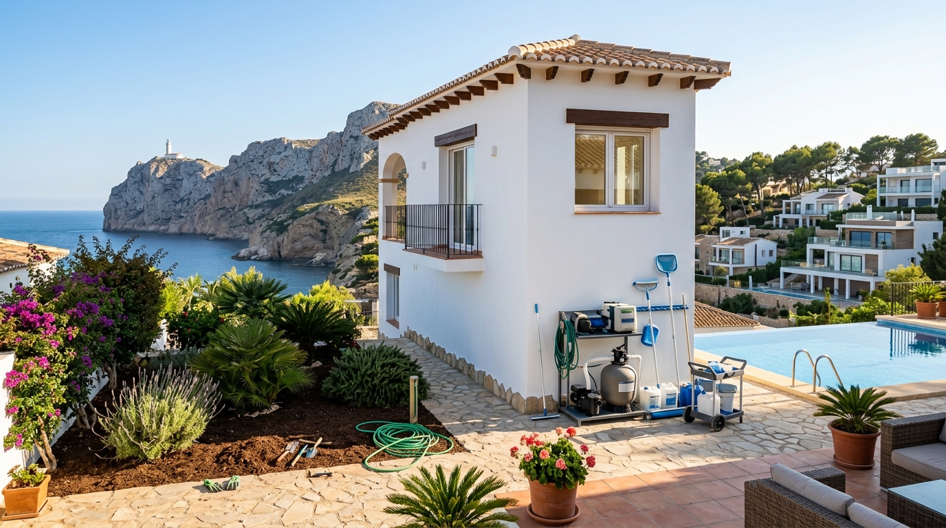Property Maintenance Coordination services for property owners in Alfaz del Pi, Costa Blanca, Spain