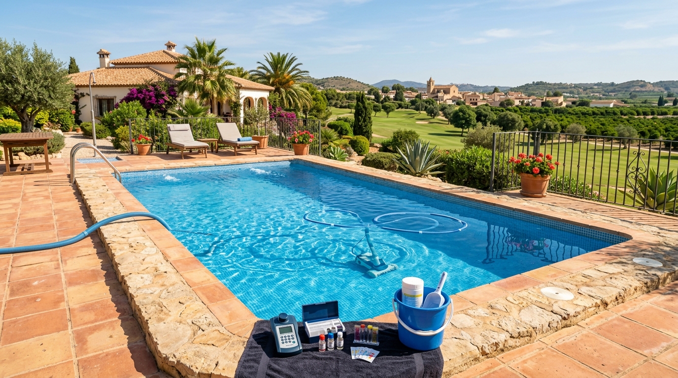 Swimming Pool Maintenance services for expats in Algorfa, Costa Blanca, Spain