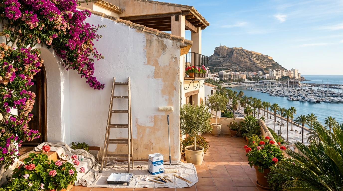 Painting & Decorating services for expats in Alicante, Costa Blanca, Spain