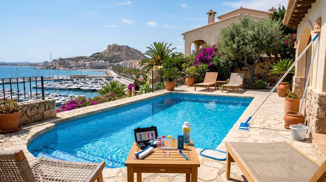 Swimming Pool Maintenance services for expats in Alicante, Costa Blanca, Spain