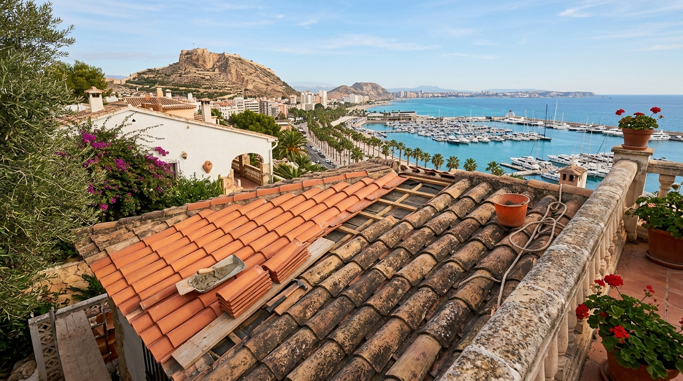 Roofing Services services for expats in Alicante, Costa Blanca, Spain