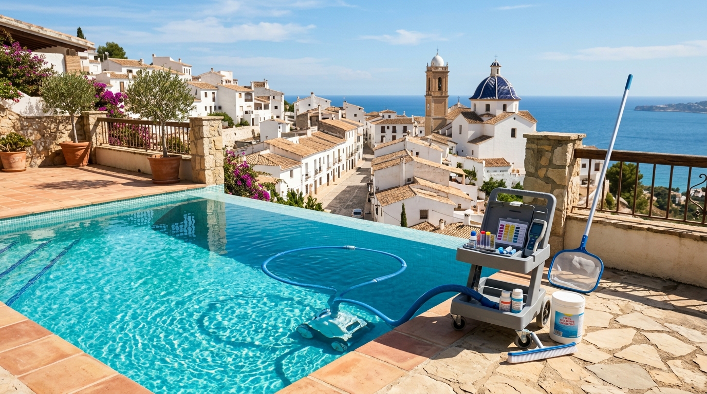 Swimming Pool Maintenance services for expats in Altea, Costa Blanca, Spain