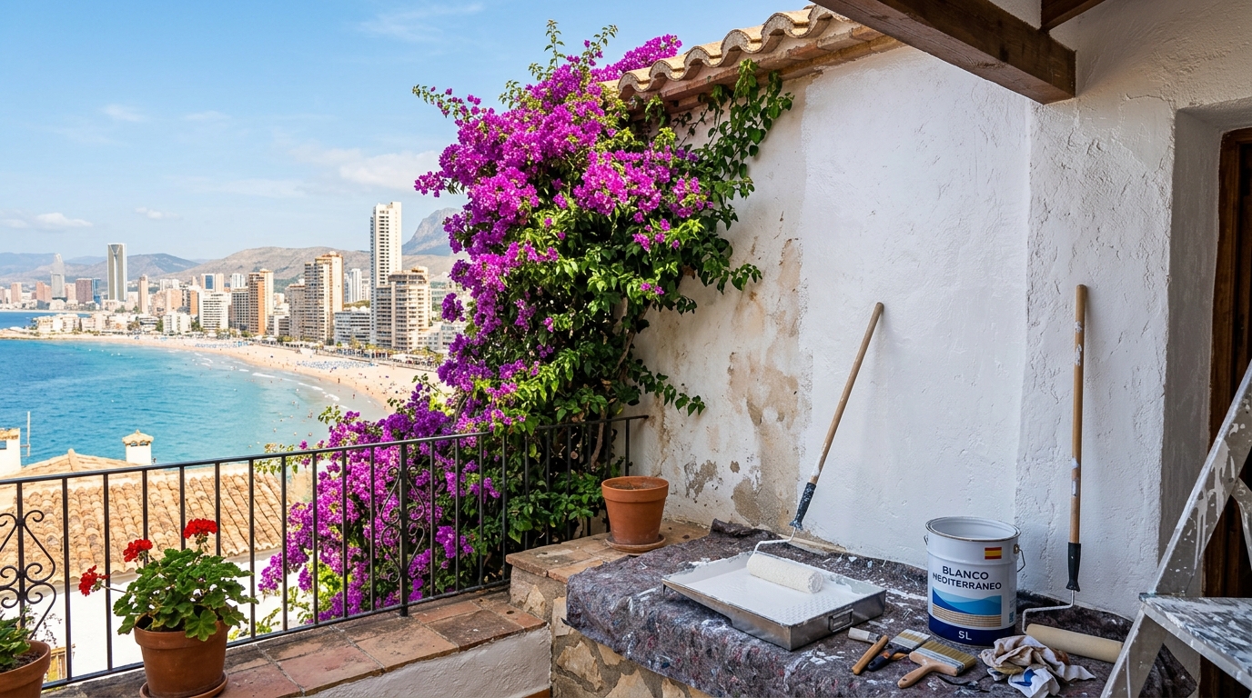 Painting & Decorating services for expats in Benidorm, Costa Blanca, Spain