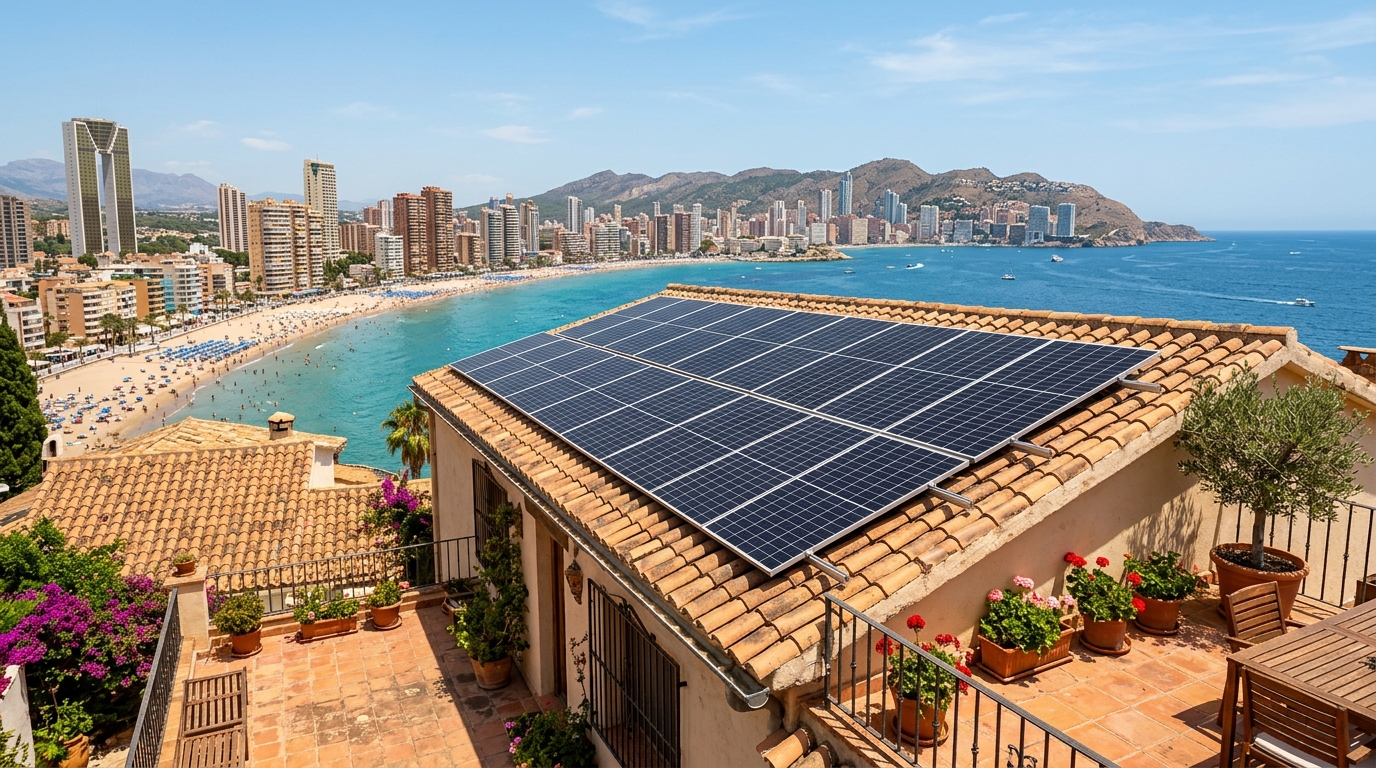 Solar Panel Installation services for expats in Benidorm, Costa Blanca, Spain