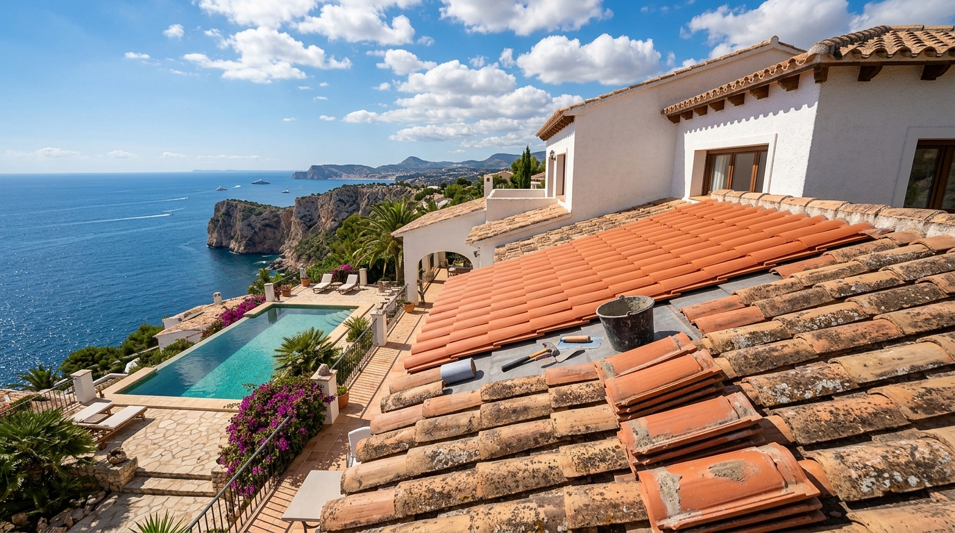 Servicios de Tejados para extranjeros en Benitachell, Costa Blanca, España