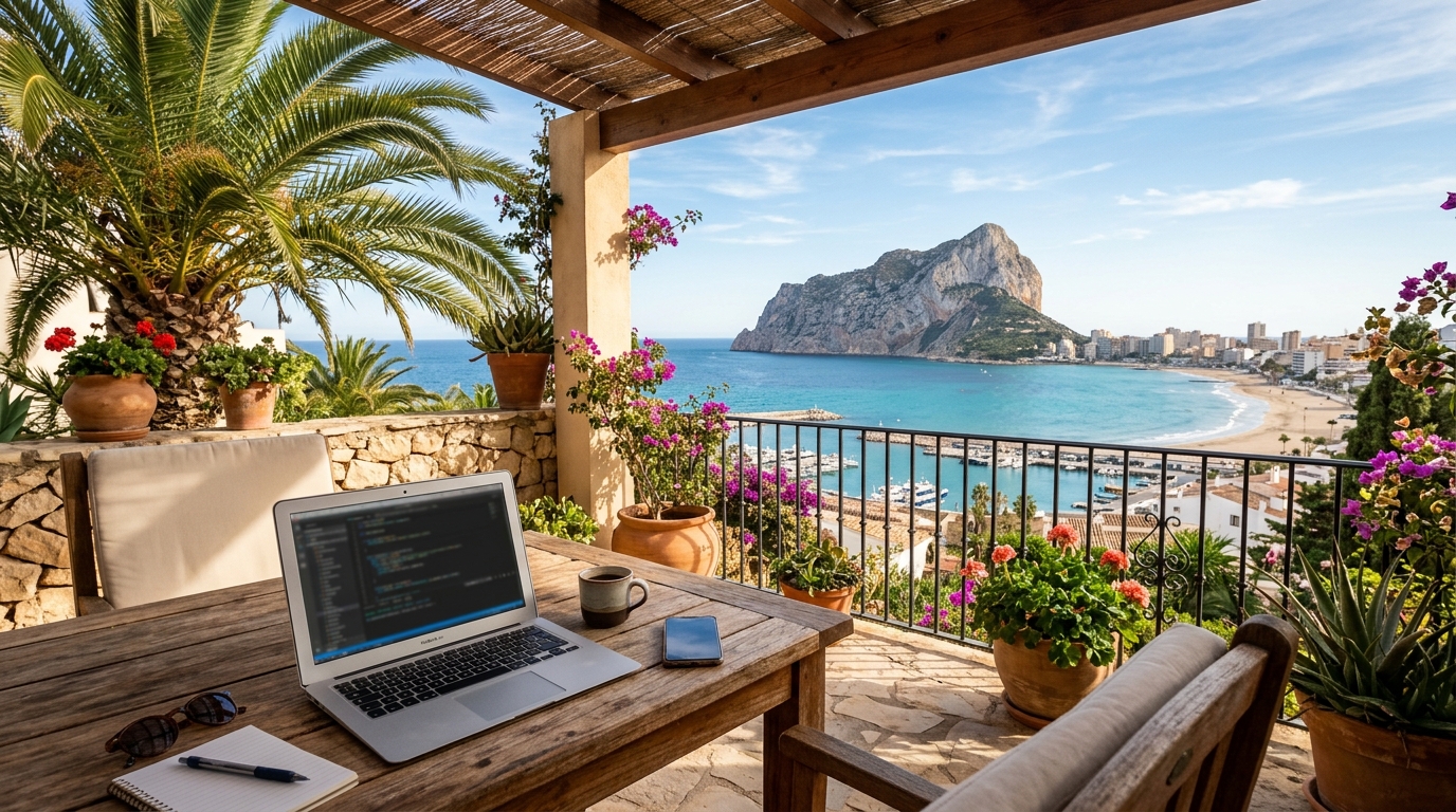Digital Nomad Visa Spain services for expats in Calpe, Costa Blanca, Spain