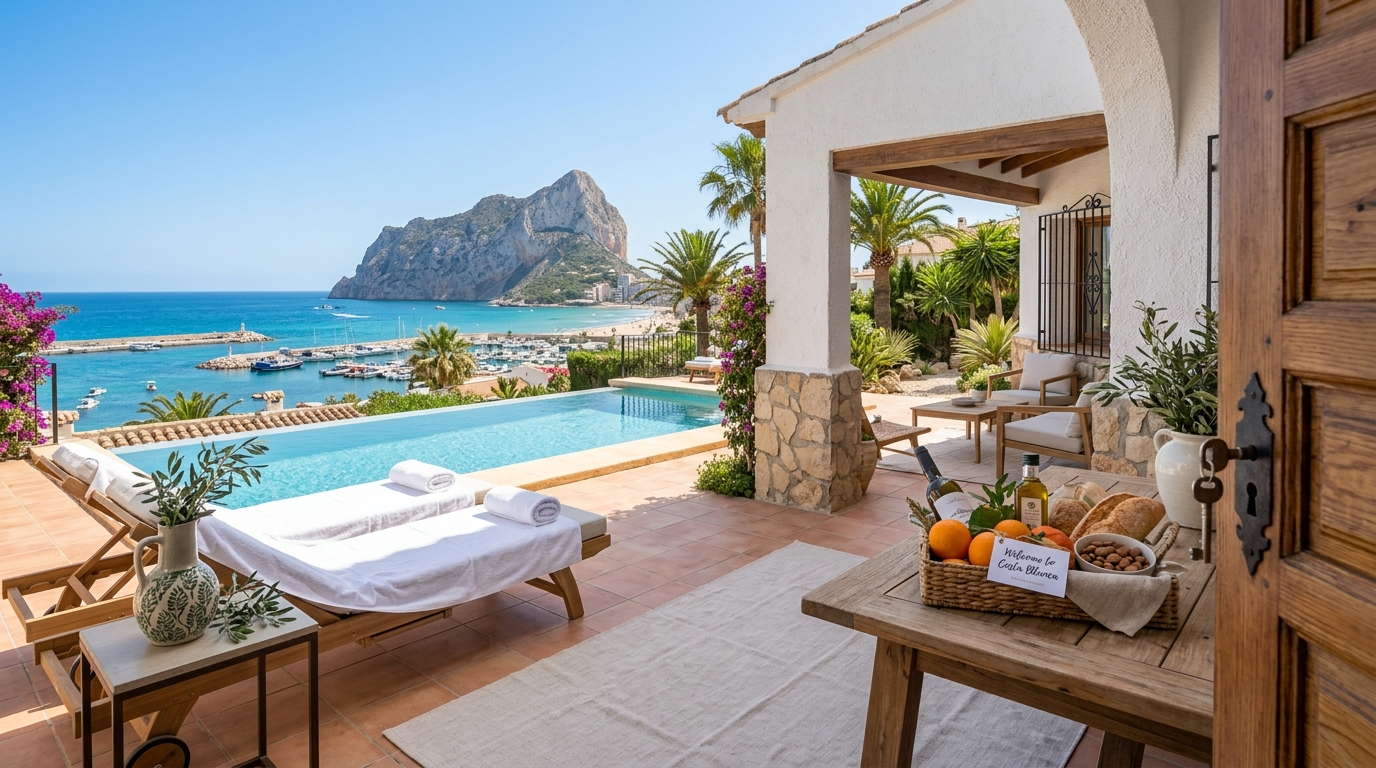 Holiday Rental Management services for property owners in Calpe, Costa Blanca, Spain