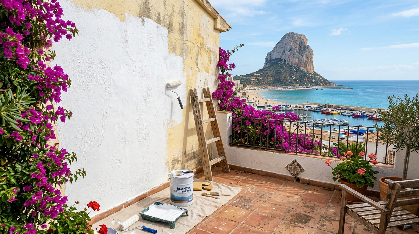 Painting & Decorating services for expats in Calpe, Costa Blanca, Spain