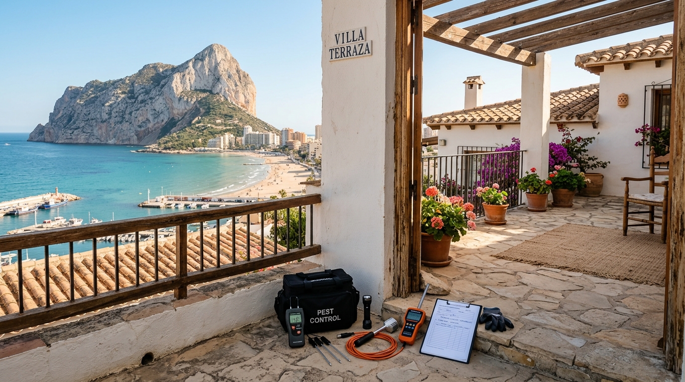 Pest Control Services services for expats in Calpe, Costa Blanca, Spain