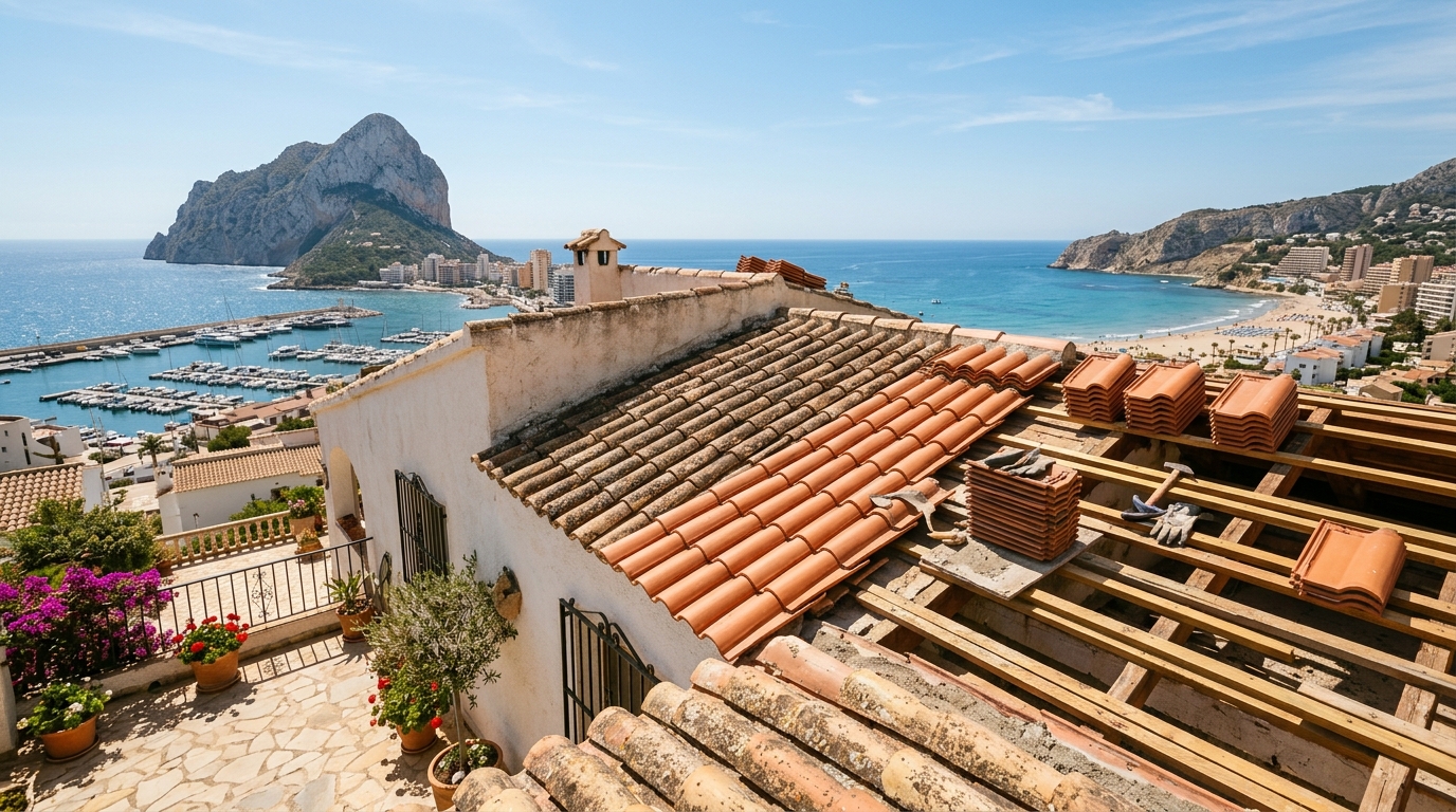 Roofing Services services for expats in Calpe, Costa Blanca, Spain