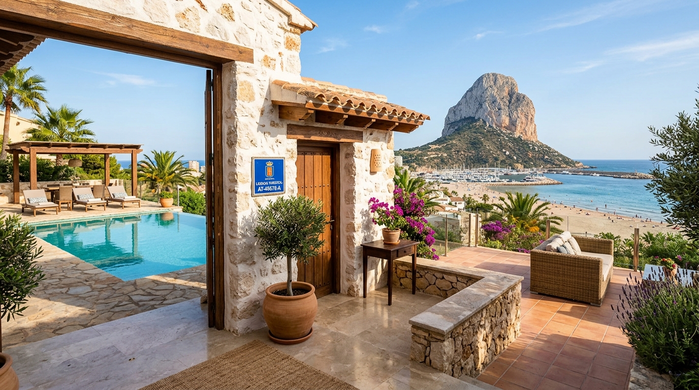 Tourist Rental License services for expats in Calpe, Costa Blanca, Spain