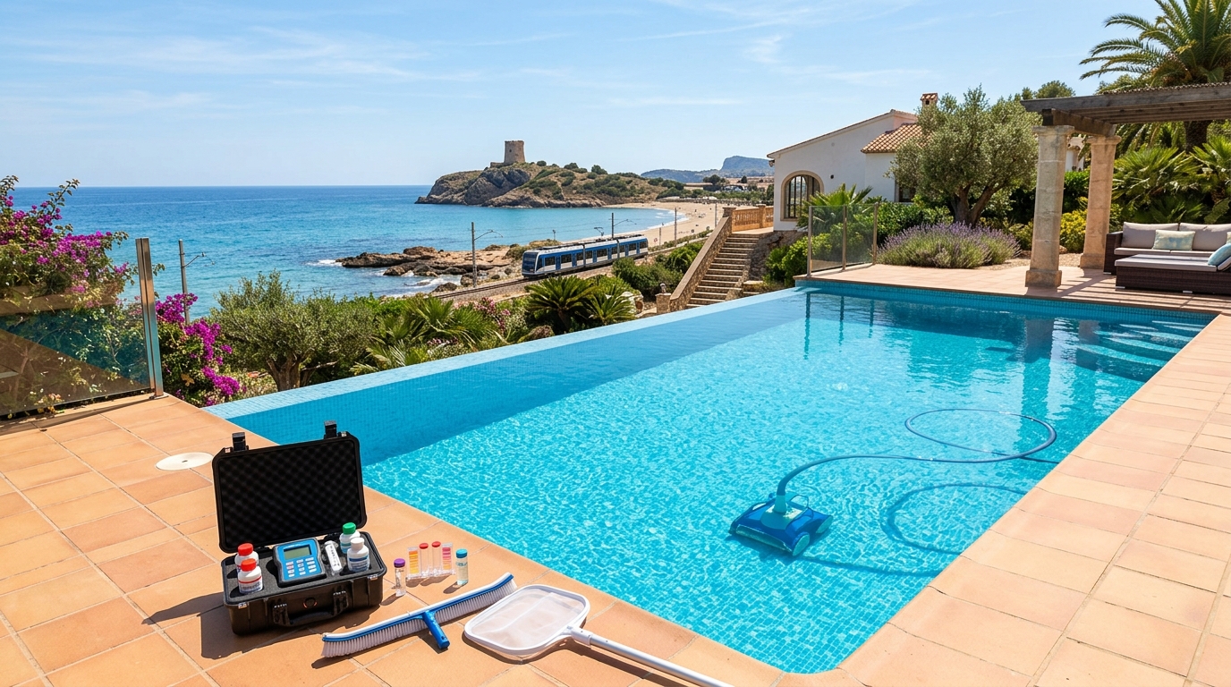 Entretien de Piscine pour expatriés à El Campello, Costa Blanca, Espagne