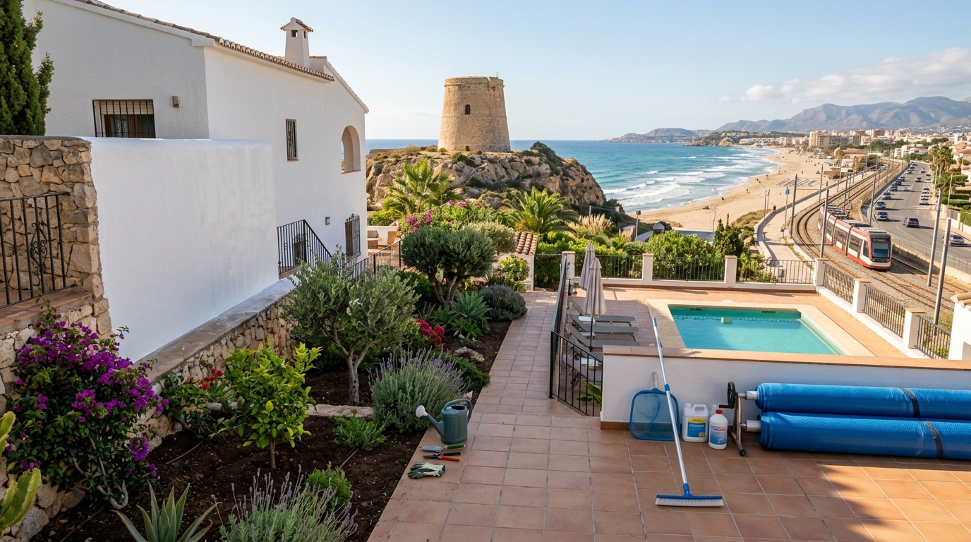 Property Maintenance Coordination services for property owners in El Campello, Costa Blanca, Spain