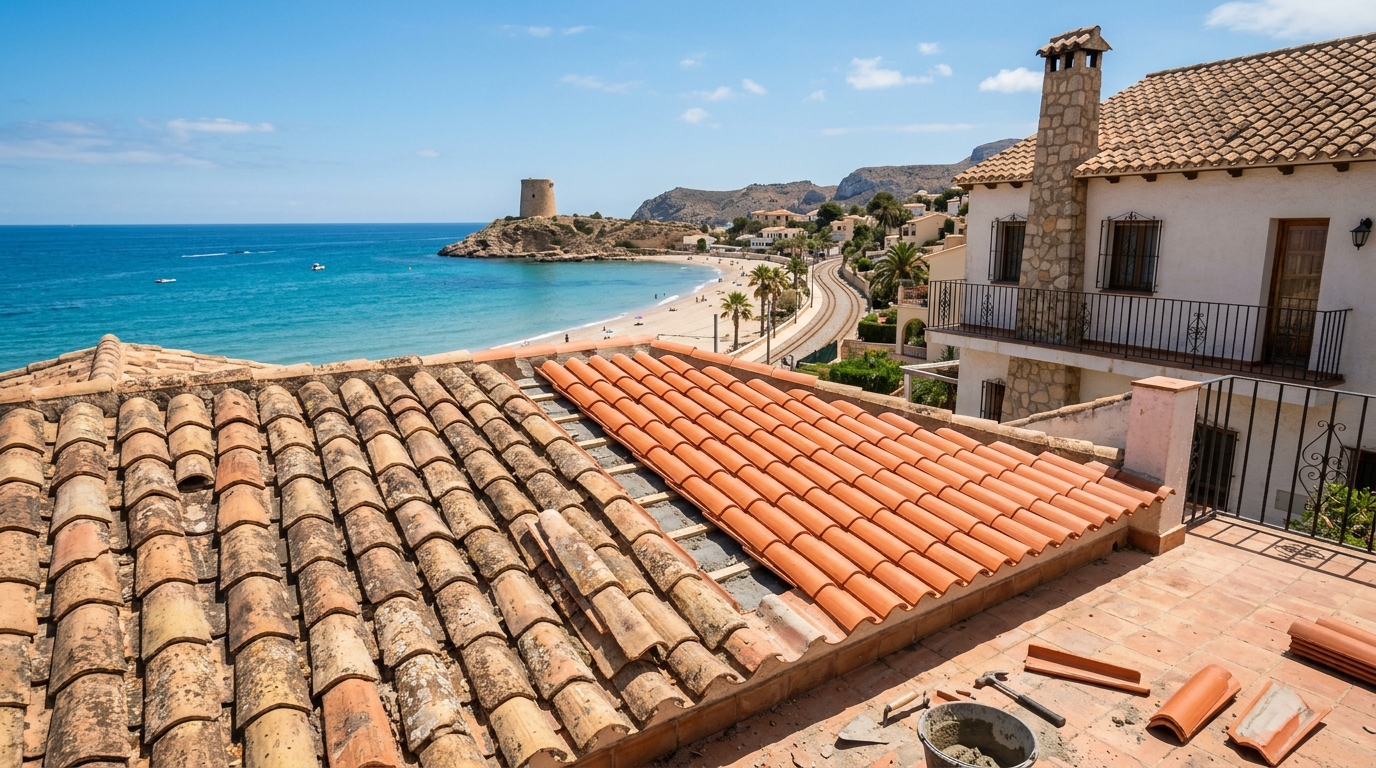Takarbeten för expats i El Campello, Costa Blanca, Spanien