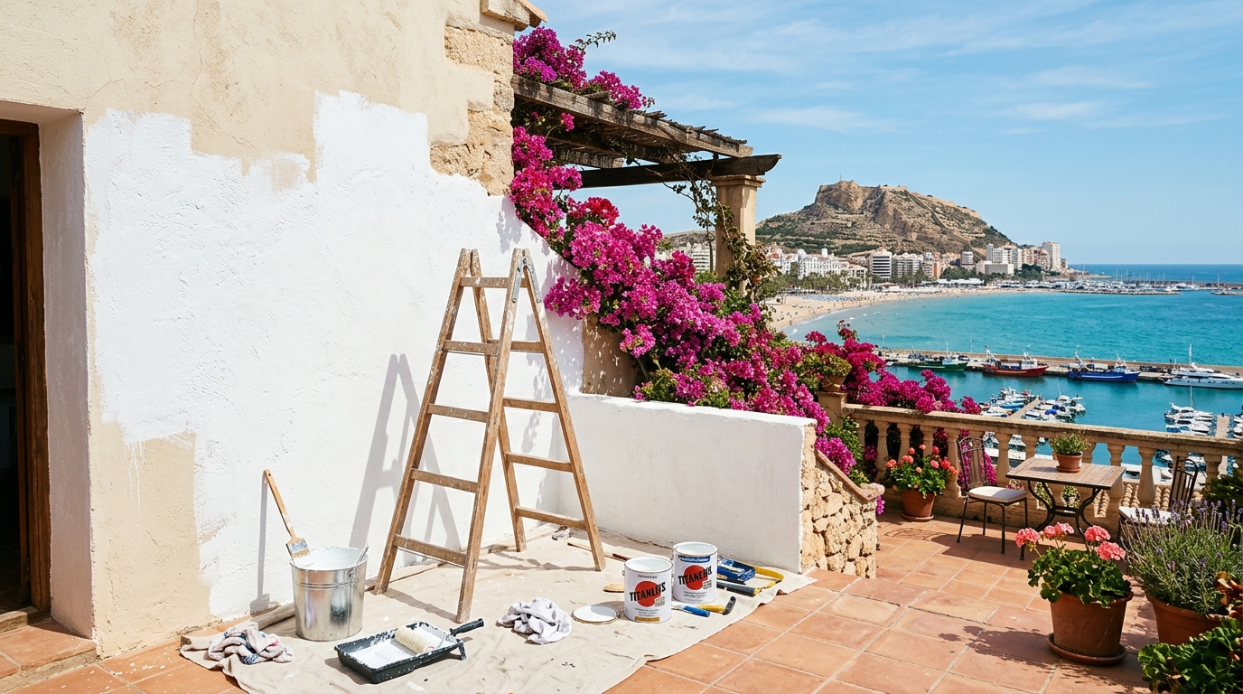 Painting & Decorating services for expats in Dénia, Costa Blanca, Spain