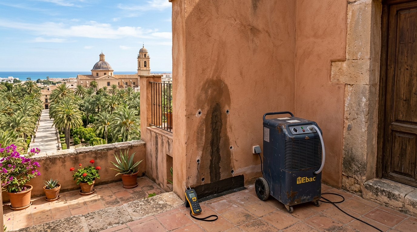 Damp Proofing & Humidity Treatment services for expats in Elche, Costa Blanca, Spain