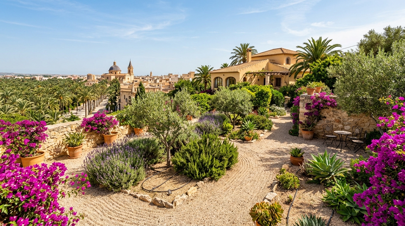 Garden & Landscape Maintenance services for expats in Elche, Costa Blanca, Spain