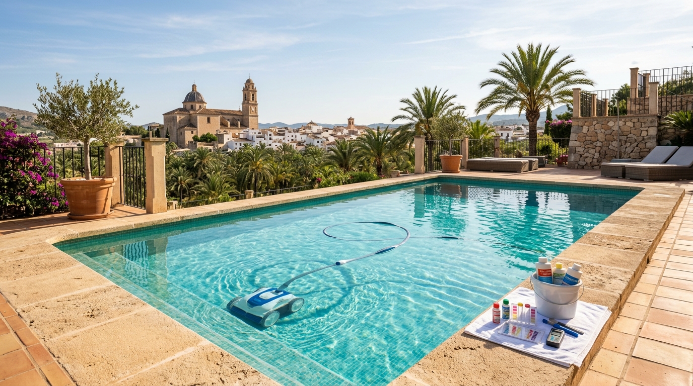Swimming Pool Maintenance services for expats in Elche, Costa Blanca, Spain