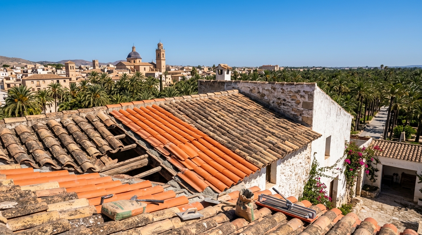 Roofing Services services for expats in Elche, Costa Blanca, Spain