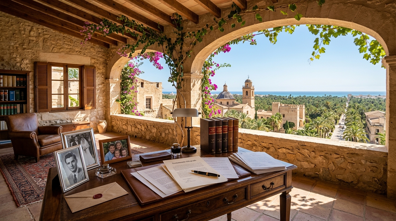Spanish Wills & Inheritance services for expats in Elche, Costa Blanca, Spain