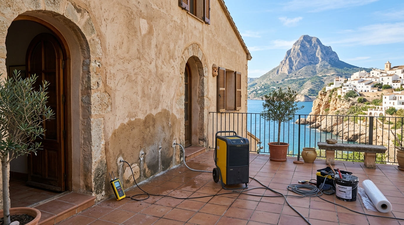 Feuchtigkeitsschutz & Schimmelbekämpfung für Expats in Finestrat, Costa Blanca, Spanien