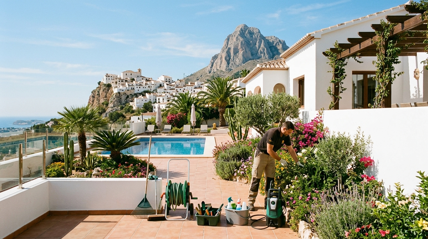 Property Maintenance Coordination services for property owners in Finestrat, Costa Blanca, Spain