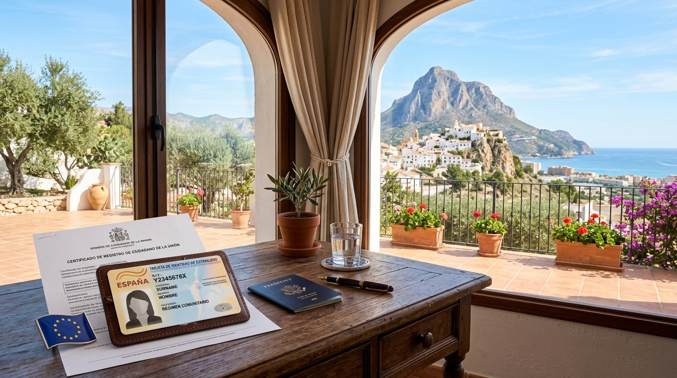 Residency & TIE Card services for expats in Finestrat, Costa Blanca, Spain