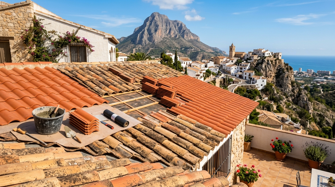 Roofing Services services for expats in Finestrat, Costa Blanca, Spain