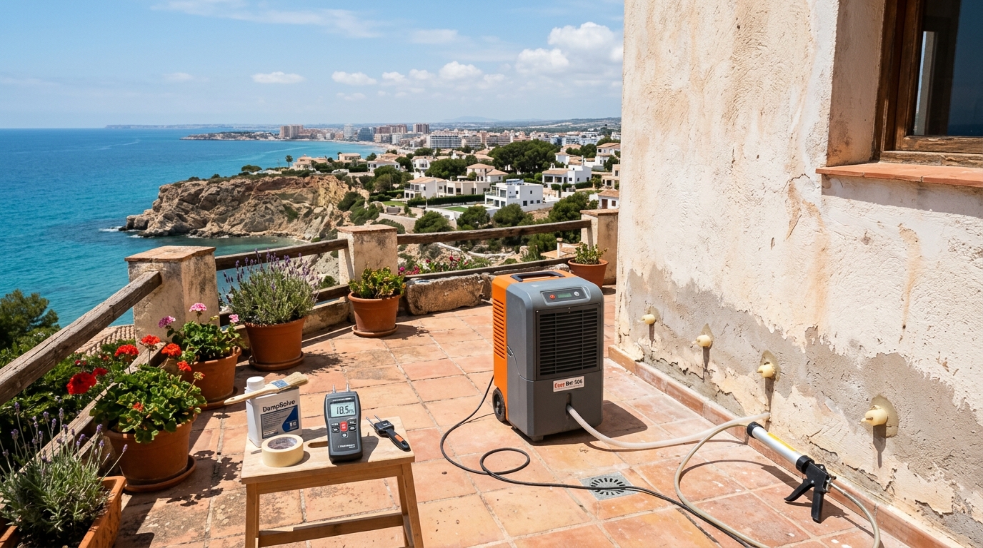 Damp Proofing & Humidity Treatment services for expats in Gran Alacant, Costa Blanca, Spain