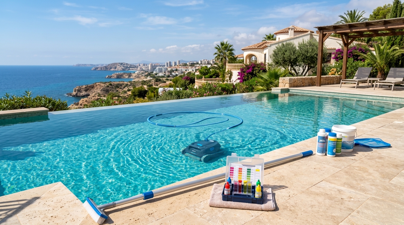 Swimming Pool Maintenance services for expats in Gran Alacant, Costa Blanca, Spain