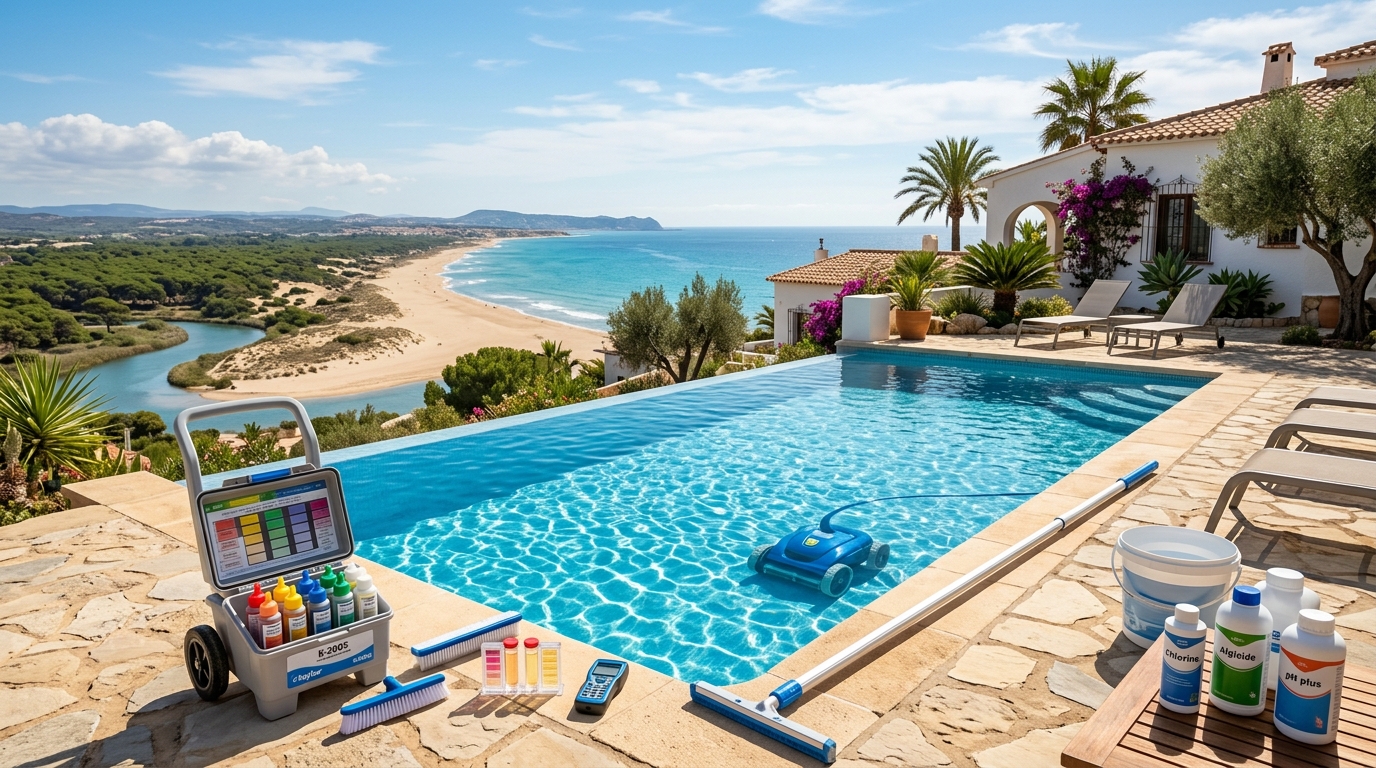 Swimming Pool Maintenance services for expats in Guardamar del Segura, Costa Blanca, Spain