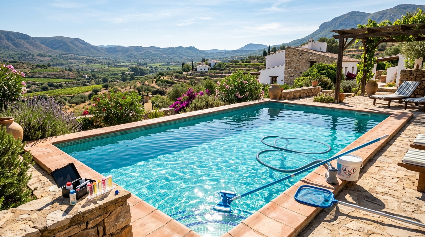 Swimming Pool Maintenance services for expats in Jalón, Costa Blanca, Spain