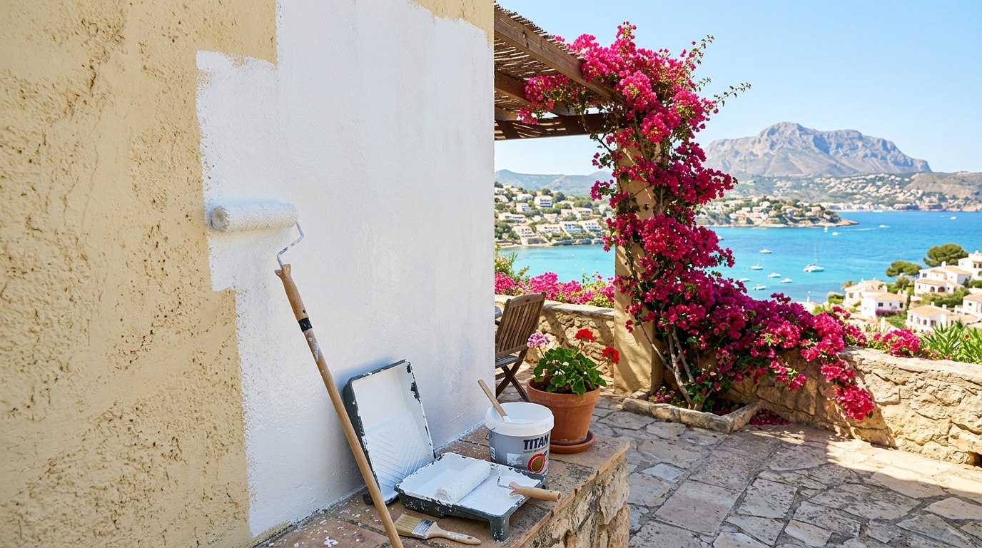 Painting & Decorating services for expats in Jávea, Costa Blanca, Spain
