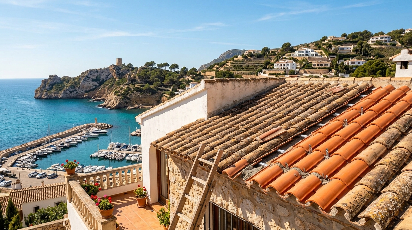 Roofing Services services for expats in Moraira, Costa Blanca, Spain