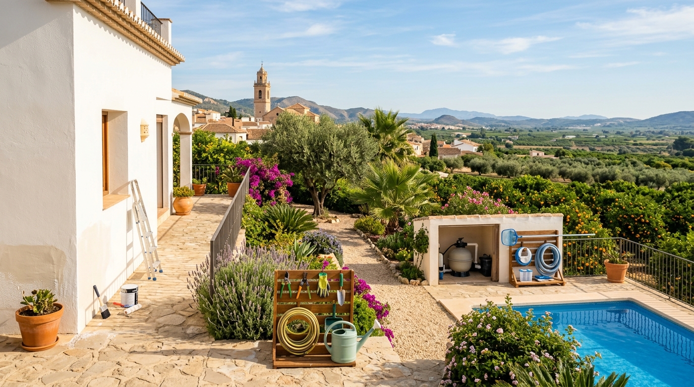 Property Maintenance Coordination services for property owners in Ondara, Costa Blanca, Spain