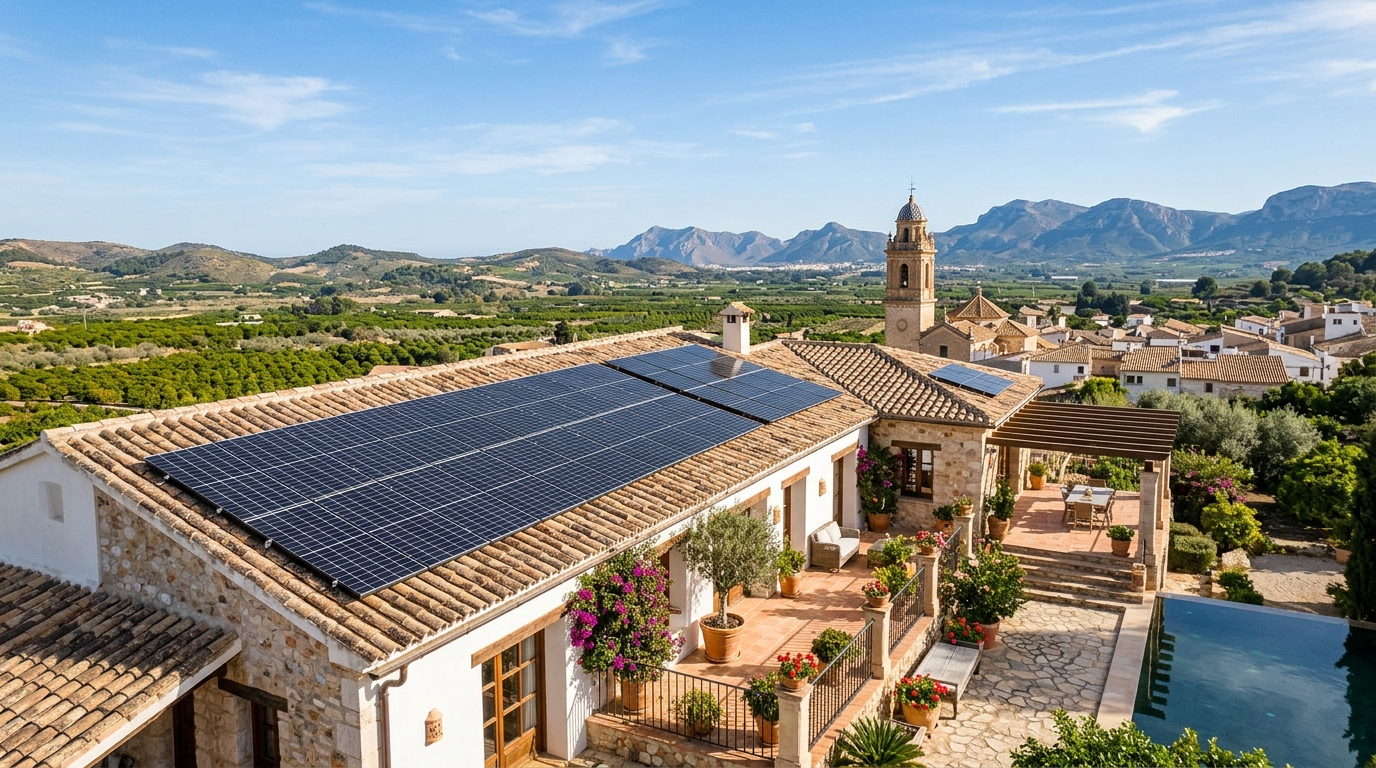 Solaranlagen Installation für Expats in Ondara, Costa Blanca, Spanien
