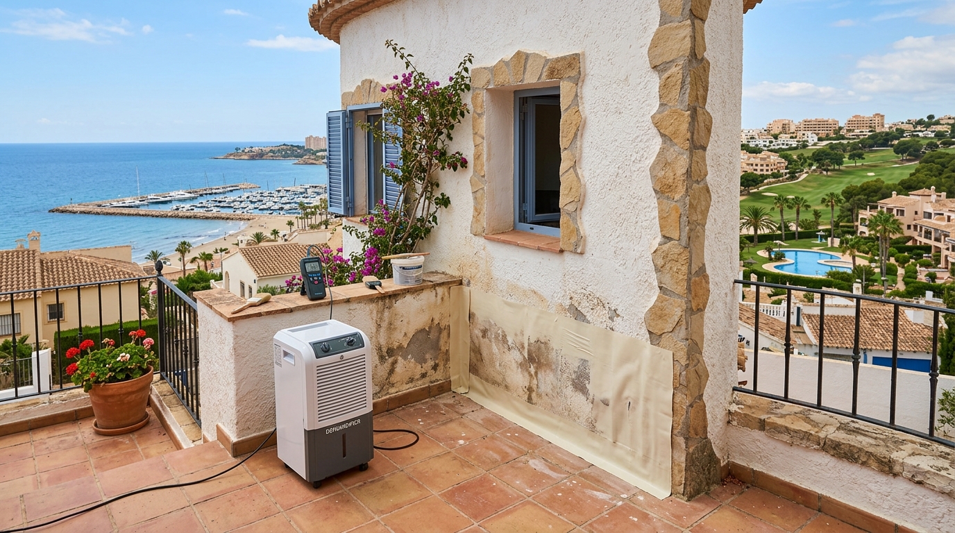 Damp Proofing & Humidity Treatment services for expats in Orihuela Costa, Costa Blanca, Spain