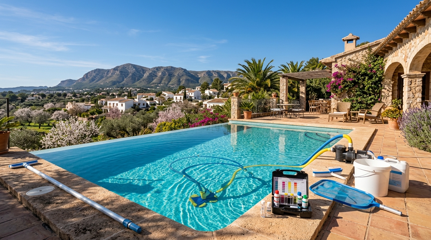 Swimming Pool Maintenance services for expats in Pedreguer, Costa Blanca, Spain