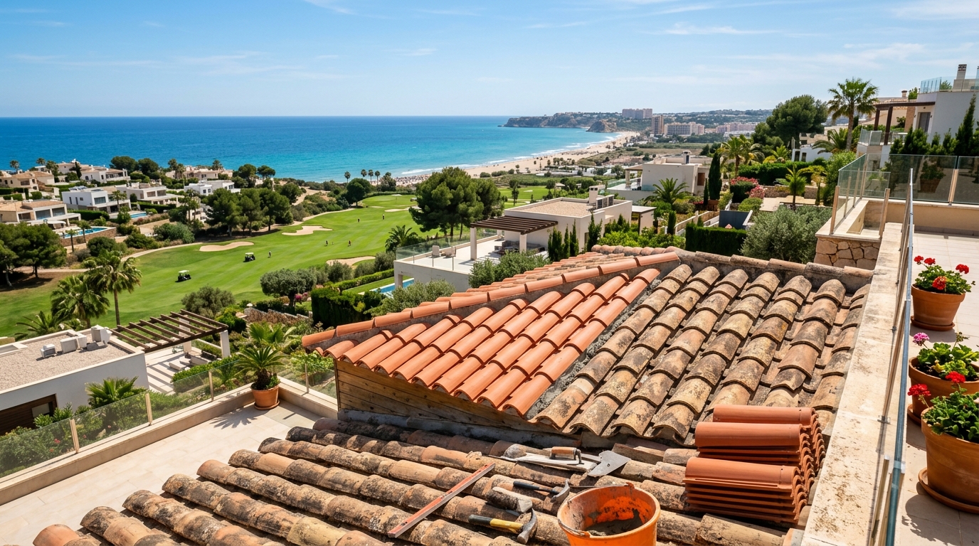 Roofing Services services for expats in San Juan de Alicante, Costa Blanca, Spain