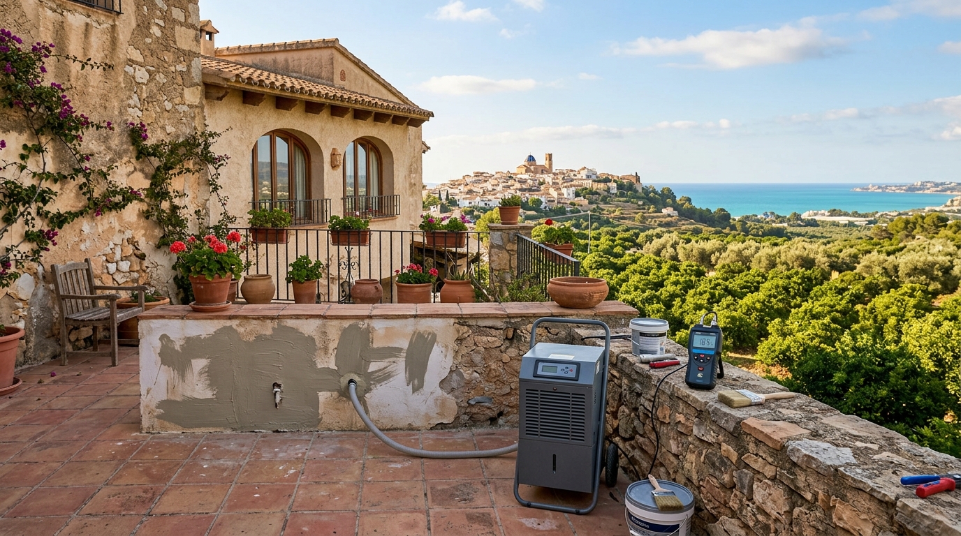 Damp Proofing & Humidity Treatment services for expats in San Miguel de Salinas, Costa Blanca, Spain