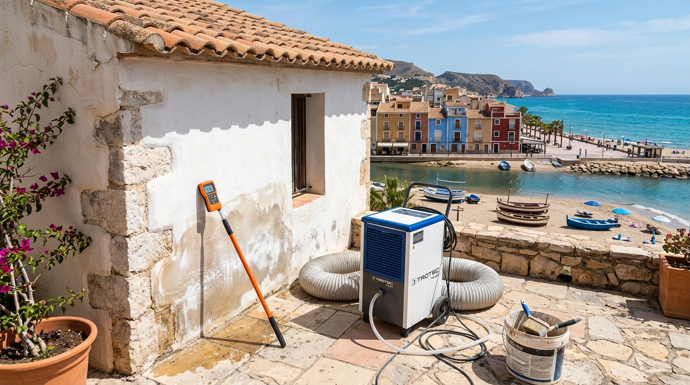 Damp Proofing & Humidity Treatment services for expats in Villajoyosa, Costa Blanca, Spain