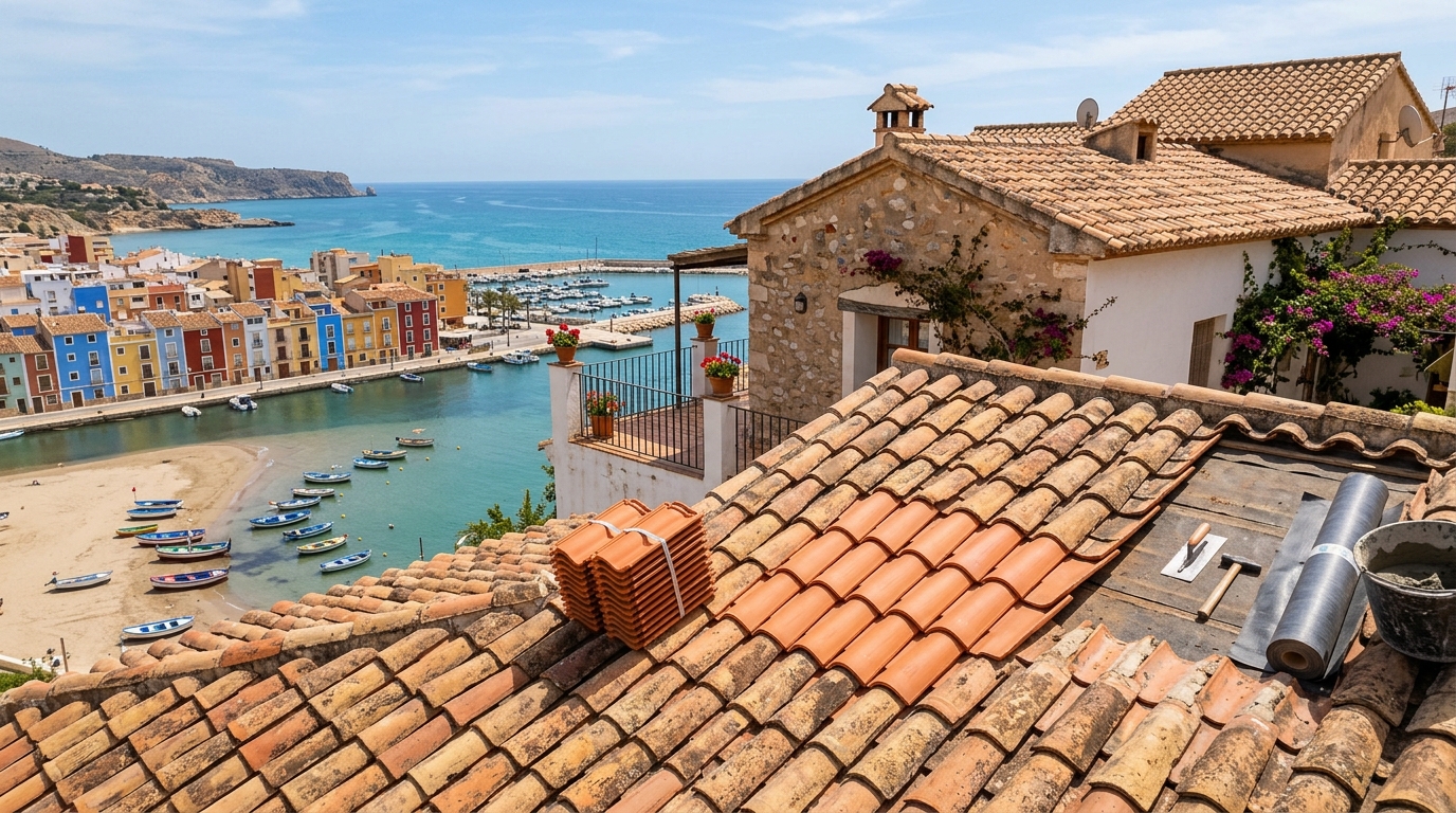 Roofing Services services for expats in Villajoyosa, Costa Blanca, Spain